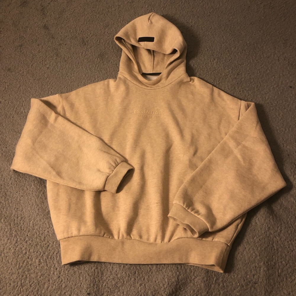 🔥🔥Essentials Fear of God Tan Hoodie